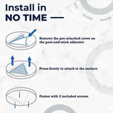 Under Cabinet Hand Easy Grip Bottle Jar Opener - 1pc