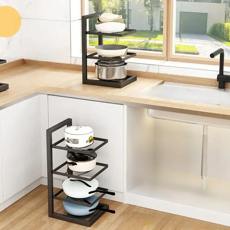 Under Sink Multi Tier Kitchen Storage Cabinet Organizer - 3 Tier - Kitchen Essentials