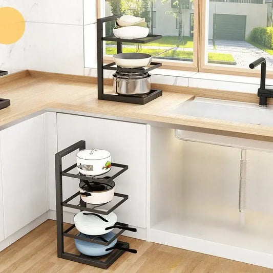 Under Sink Multi Tier Kitchen Storage Cabinet Organizer - 3 Tier - Kitchen Essentials