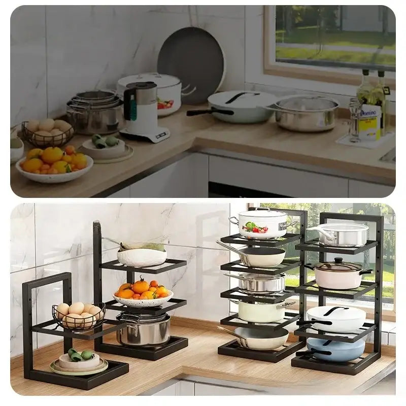 Under Sink Multi Tier Kitchen Storage Cabinet Organizer - Kitchen Essentials