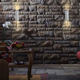 Up and Down Cylinder Outdoor Aluminum Wall Sconce Light - Wall Lamp