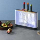 UV Antibacterial Knife Holder Classified Cutting Board - HOME TECH GADGETS