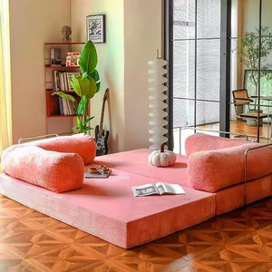 Vacuum Compression Corduroy Bed Foldable Sofa - Compressed Sofa