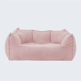 Vacuum Compression Removable Washable Cover Sofa - Light Pink - 2 Seat - Compressed Sofa