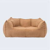Vacuum Compression Removable Washable Cover Sofa - Mustard - 2 Seat - Compressed Sofa