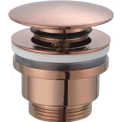 Válvula Click-Clack Pvd Oro Rosa Cepillado - Bathroom Product