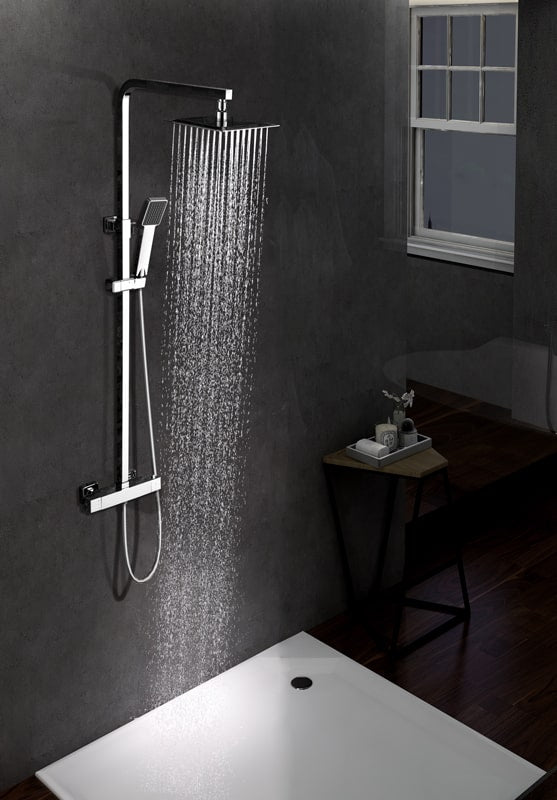 Vigo Thermostatic Shower Set Chrome Finish, view 2
