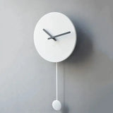 Wall Clock with Pendulum Nordic Style Minimalist - Wall Clocks