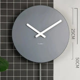 Wall Clock with Pendulum Nordic Style Minimalist - Wall Clocks