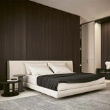 Wide Screen Minimalist Double High End Flat Bed Frame - Bedroom