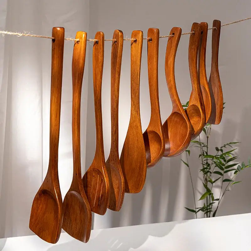 Wooden Home Kitchen Utensils Spoons and Shovels - Kitchen Utensils