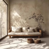 Wooden Minimalist Corner Outdoor Sofa Set - Sofa