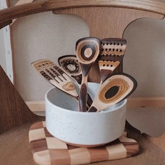 Wooden Spoon Spatula Turner Kitchenware - Kitchen Utensils
