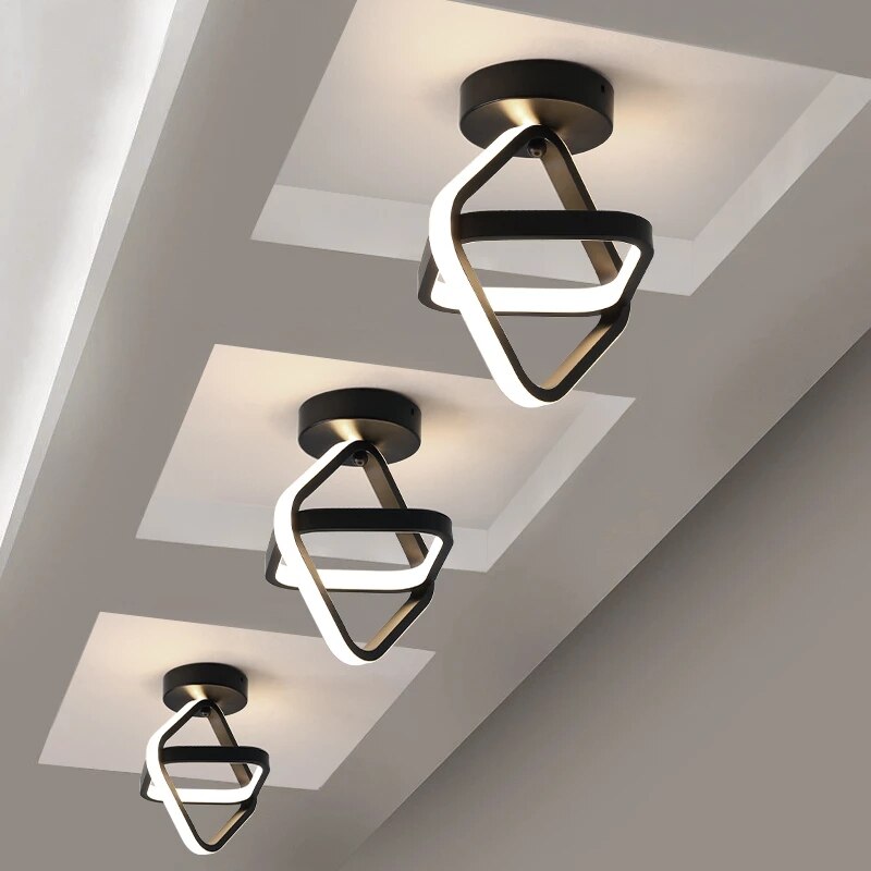 Moderne LED-Lampe mit Fernbedienung