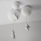 Moderne Bären-Deckenleuchten LED-Cartoon-Lampe