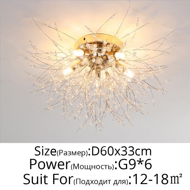 Moderne nordische Glühwürmchen-Kronleuchter-Lampe