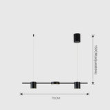 Minimalistischer nordischer LED-Deckenleuchter