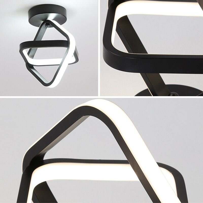 Moderne LED-Lampe mit Fernbedienung