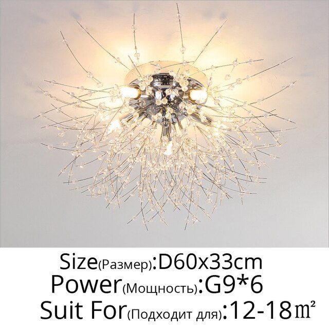 Moderne nordische Glühwürmchen-Kronleuchter-Lampe