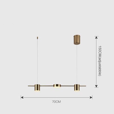 Minimalistischer nordischer LED-Deckenleuchter
