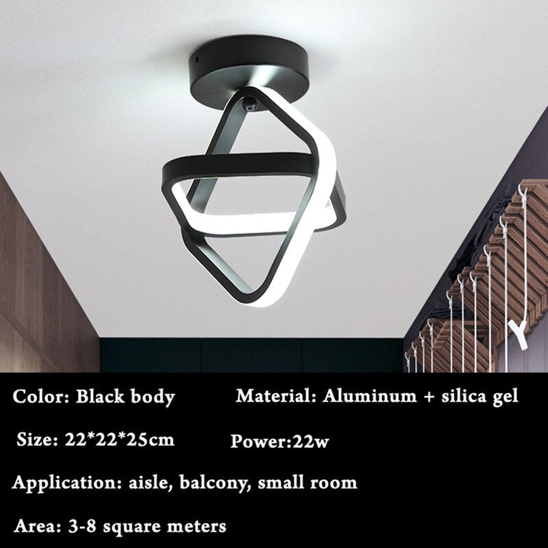 Moderne LED-Lampe mit Fernbedienung