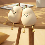 LED Pear Fruit Night Tap Lamp