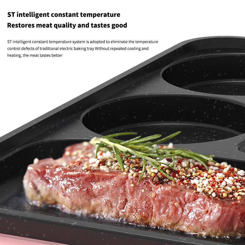 Non-Stick Electric Portable Pan Fast Heating