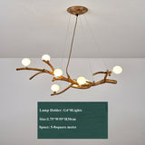 Moderne Baum-Zweig-Glasblasen-Lampe