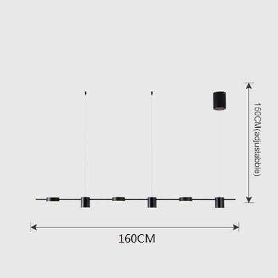Minimalistischer nordischer LED-Deckenleuchter
