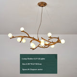 Moderne Baum-Zweig-Glasblasen-Lampe