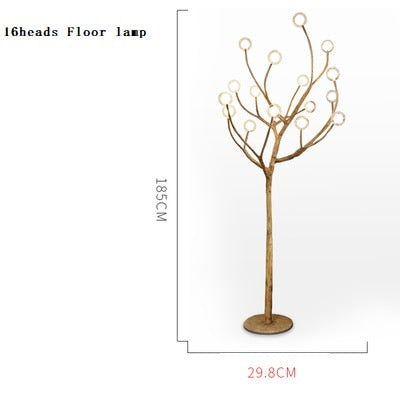 Moderne Baum-Zweig-Glasblasen-Lampe