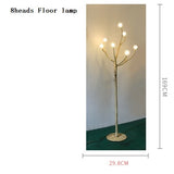 Moderne Baum-Zweig-Glasblasen-Lampe