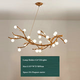 Moderne Baum-Zweig-Glasblasen-Lampe